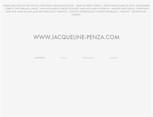 Tablet Screenshot of jacqueline-penza.com